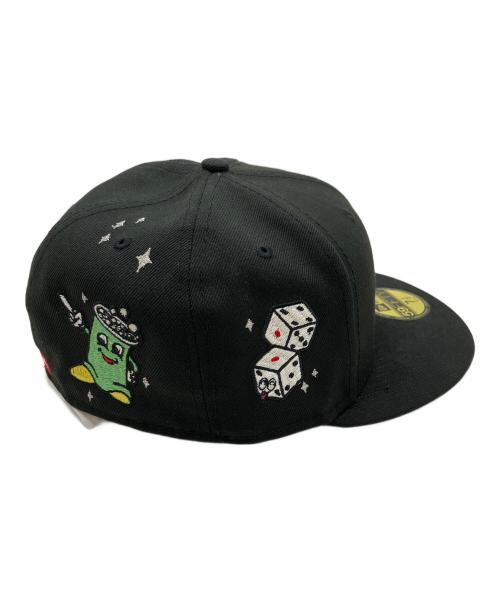 New Era（ニューエラ）New Era (ニューエラ) Supreme (シュプリーム) キャップ ブラック サイズ:7 1/2 　59.6cmの古着・服飾アイテム