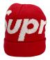 SUPREME（シュプリーム）の古着「Supreme Big Logo Beanie」｜レッド×ホワイト