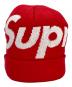 SUPREME (シュプリーム) Supreme Big Logo Beanie レッド×ホワイト：4000円