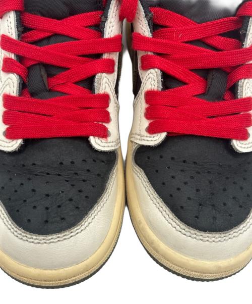 NIKE（ナイキ）NIKE (ナイキ) Travis Scott (トラヴィススコット) Jordan 1 Low OG SP ホワイト×ブラック サイズ:19.5の古着・服飾アイテム