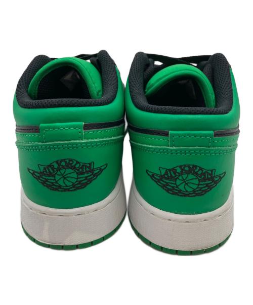 NIKE（ナイキ）NIKE (ナイキ) GS Air Jordan 1 Low グリーン×ブラック サイズ:UK 6の古着・服飾アイテム