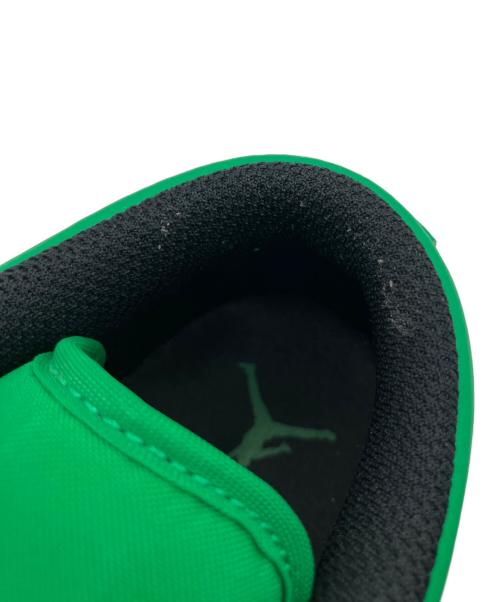 NIKE（ナイキ）NIKE (ナイキ) GS Air Jordan 1 Low グリーン×ブラック サイズ:UK 6の古着・服飾アイテム