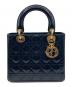 Christian Dior（クリスチャン ディオール）の古着「Lady Dior ミディアム カナージュ ハンドバッグ」｜ブラック