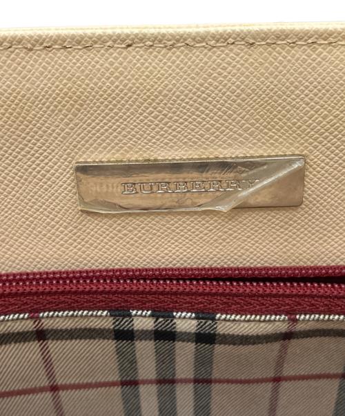 BURBERRY（バーバリー）BURBERRY (バーバリー) ハンドバッグ ライトピンクの古着・服飾アイテム