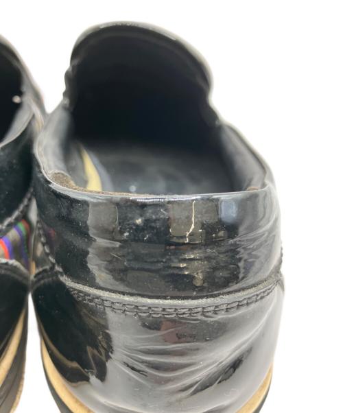 JIMMY CHOO（ジミーチュウ）JIMMY CHOO (ジミーチュウ) スリッポン ブラック×ピンク サイズ:26.5㎝の古着・服飾アイテム