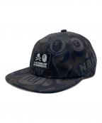 A BATHING APE×NEIGHBORHOODアベイシングエイプ×ネイバーフッド）の古着「BAPE NBHD CAP」｜オリーブ