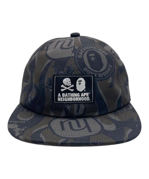 A BATHING APE（アベイシングエイプ）A BATHING APE (アベイシングエイプ) NEIGHBORHOOD (ネイバーフッド) BAPE NBHD CAP オリーブの古着・服飾アイテム
