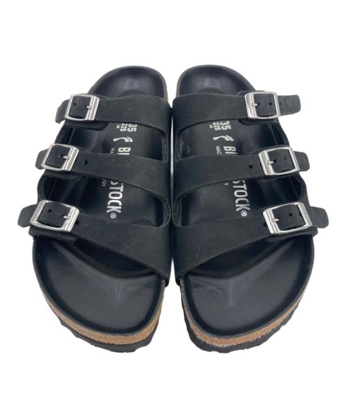 BIRKENSTOCK（ビルケンシュトック）BIRKENSTOCK (ビルケンシュトック) FLORIDA ストラップサンダル ブラック サイズ:35の古着・服飾アイテム