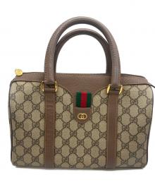 GUCCI（グッチ）の古着「ミニボストンバッグ」｜カーキ