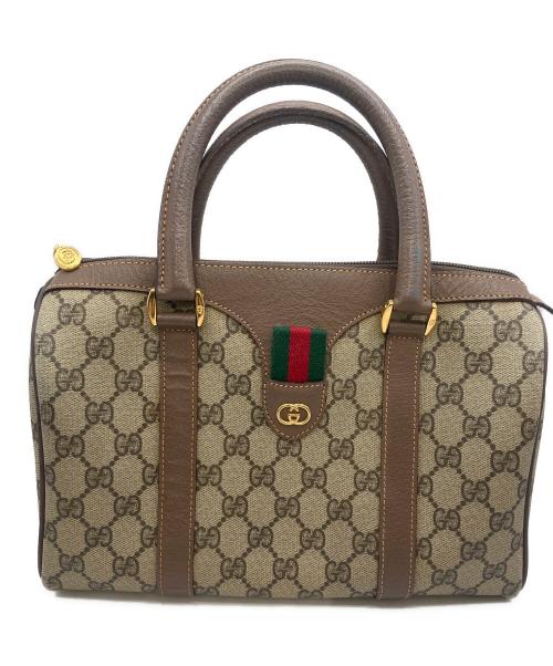 GUCCI（グッチ）GUCCI (グッチ) ミニボストンバッグ カーキの古着・服飾アイテム