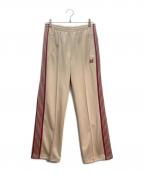 Needlesニードルズ）の古着「Track Pant-Poly Smooth」｜アイボリー×パープル