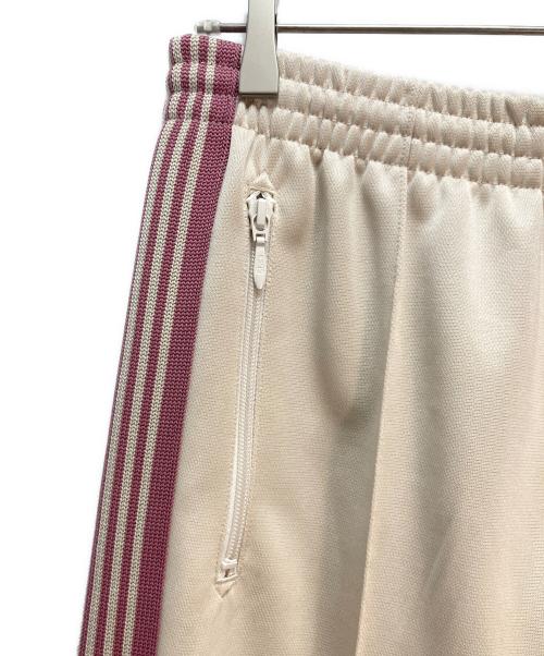 Needles（ニードルズ）Needles (ニードルズ) Track Pant-Poly Smooth アイボリー×パープル サイズ:Sの古着・服飾アイテム