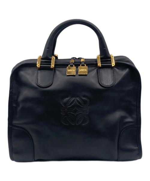 LOEWE（ロエベ）LOEWE (ロエベ) アマソナ32 ハンドバッグ ブラックの古着・服飾アイテム