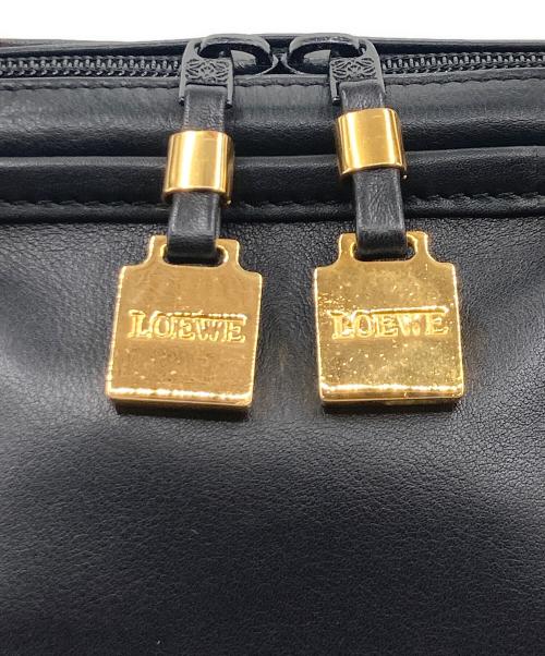 LOEWE（ロエベ）LOEWE (ロエベ) アマソナ32 ハンドバッグ ブラックの古着・服飾アイテム