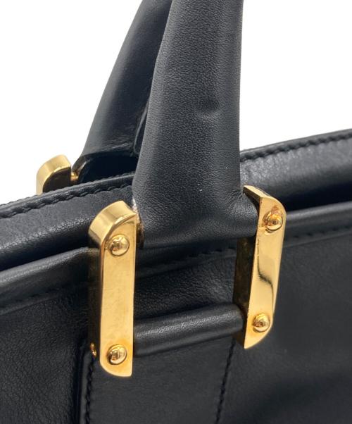 LOEWE（ロエベ）LOEWE (ロエベ) アマソナ32 ハンドバッグ ブラックの古着・服飾アイテム