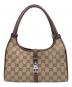 GUCCI（グッチ）の古着「GGキャンバス ハンドバッグ」｜ブラウン