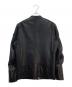 DIESEL (ディーゼル) ラムレザーシングルライダースジャケット ブラック サイズ:S：20000円