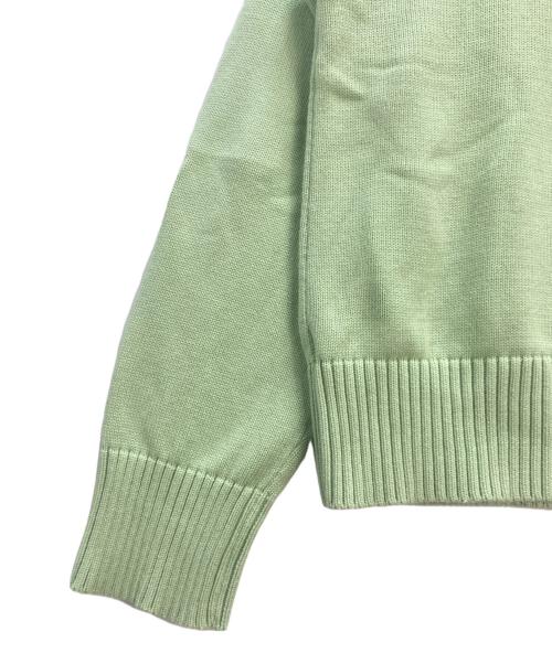 AMI PARIS（アミ パリス）AMI PARIS (アミ パリス) Ami De Coeur クルーネックセーター 黄緑 サイズ:XLの古着・服飾アイテム