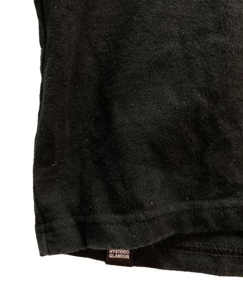 Hysteric Glamour（ヒステリックグラマー）Hysteric Glamour (ヒステリックグラマー) 長袖カットソー ブラック×グレー サイズ:FREEの古着・服飾アイテム
