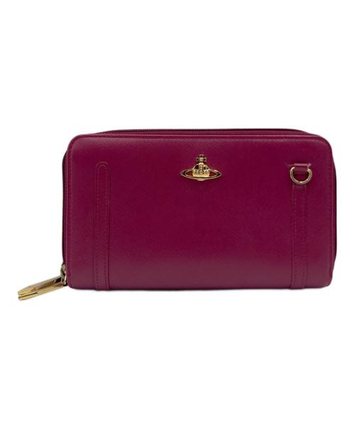 Vivienne Westwood（ヴィヴィアンウエストウッド）Vivienne Westwood (ヴィヴィアンウエストウッド) Vivienne Westwood ショルダーウォレット レッドの古着・服飾アイテム