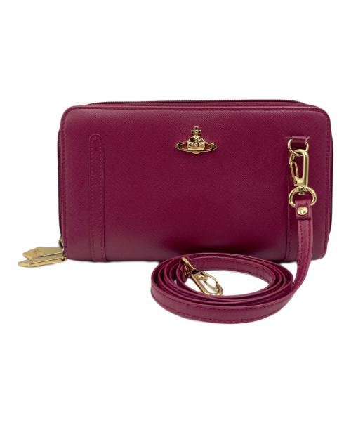 Vivienne Westwood（ヴィヴィアンウエストウッド）Vivienne Westwood (ヴィヴィアンウエストウッド) Vivienne Westwood ショルダーウォレット レッドの古着・服飾アイテム