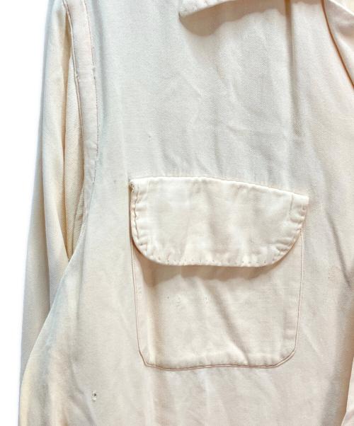 marlboro（マルボロ）marlboro (マルボロ) Marlboro レーヨンギャバジンシャツ サーモンピンク サイズ:Mの古着・服飾アイテム