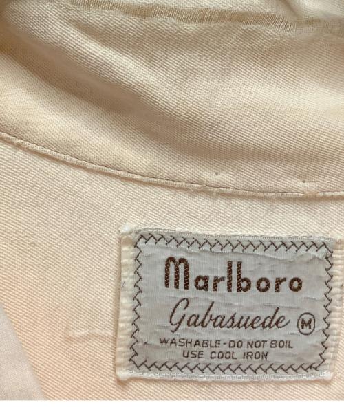 marlboro（マルボロ）marlboro (マルボロ) Marlboro レーヨンギャバジンシャツ サーモンピンク サイズ:Mの古着・服飾アイテム
