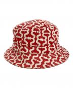 SUPREMEシュプリーム）の古着「Supreme Twill Crusher Red Monogram」｜レッド×ホワイト