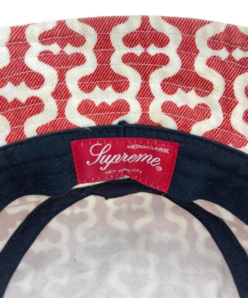 SUPREME（シュプリーム）SUPREME (シュプリーム) Supreme Twill Crusher Red Monogram レッド×ホワイトの古着・服飾アイテム