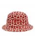 SUPREME (シュプリーム) Supreme Twill Crusher Red Monogram レッド×ホワイト：4000円