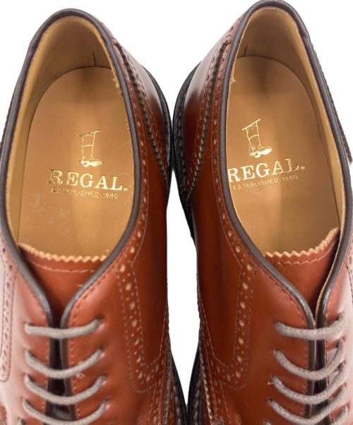 REGAL（リーガル）REGAL (リーガル) REGAL ウィングチップビジネスシューズ ブラウン サイズ:25 1/2の古着・服飾アイテム