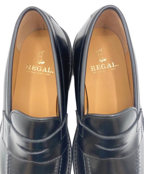 REGAL（リーガル）REGAL (リーガル) REGAL コインローファー ブラック サイズ:25 1/2の古着・服飾アイテム