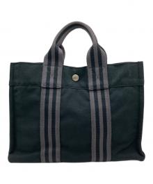 HERMES（エルメス）の古着「トートバッグ」｜ブラック×グレー