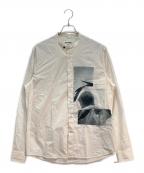 JIL SANDERジルサンダー）の古着「Symphony Shirt フォトプリントシャツ」｜ホワイト