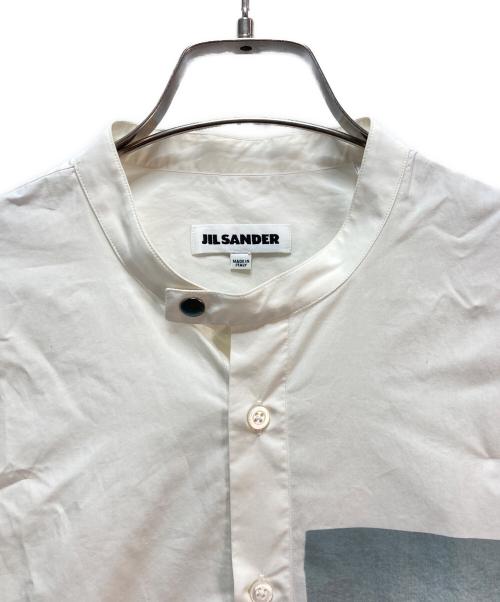JIL SANDER（ジルサンダー）JIL SANDER (ジルサンダー) Symphony Shirt フォトプリントシャツ ホワイト サイズ:40の古着・服飾アイテム