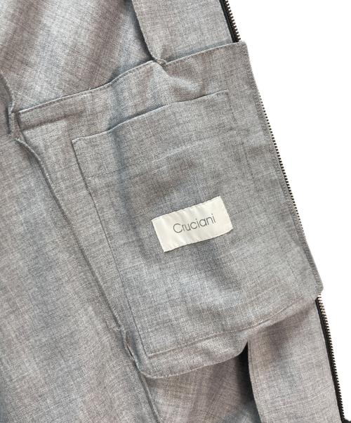 Cruciani（クルチアーニ）Cruciani (クルチアーニ) Cruciani ジップアップブルゾン グレー サイズ:48の古着・服飾アイテム