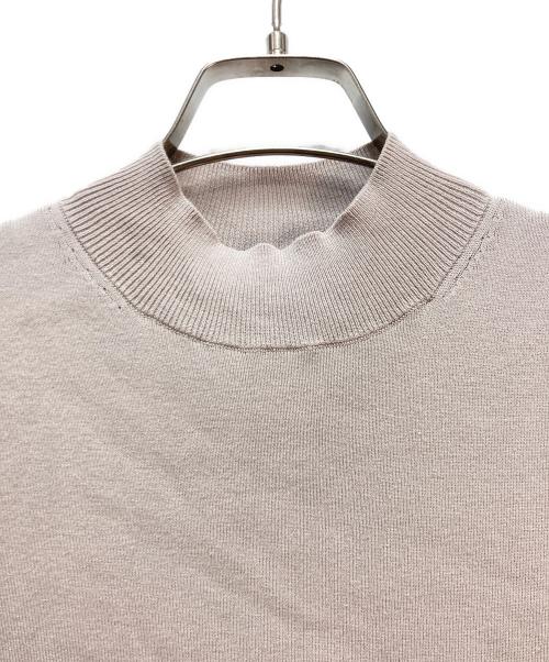 CELFORD（セルフォード）CELFORD (セルフォード) シルクブレンドショートファースリーブニット ライトグレー サイズ:38の古着・服飾アイテム