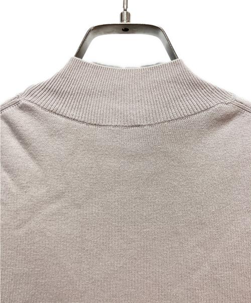 CELFORD（セルフォード）CELFORD (セルフォード) シルクブレンドショートファースリーブニット ライトグレー サイズ:38の古着・服飾アイテム