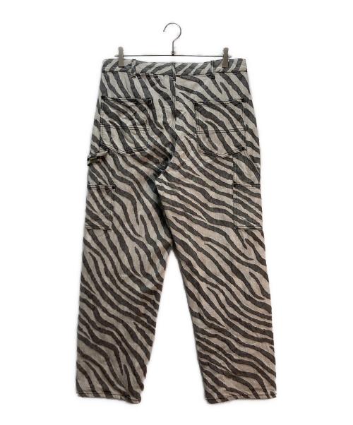 SUPREME（シュプリーム）SUPREME (シュプリーム) Double Knee Painter Pant グレー×ライトグレー サイズ:32の古着・服飾アイテム
