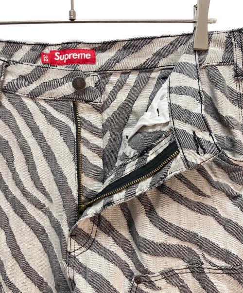 SUPREME（シュプリーム）SUPREME (シュプリーム) Double Knee Painter Pant グレー×ライトグレー サイズ:32の古着・服飾アイテム