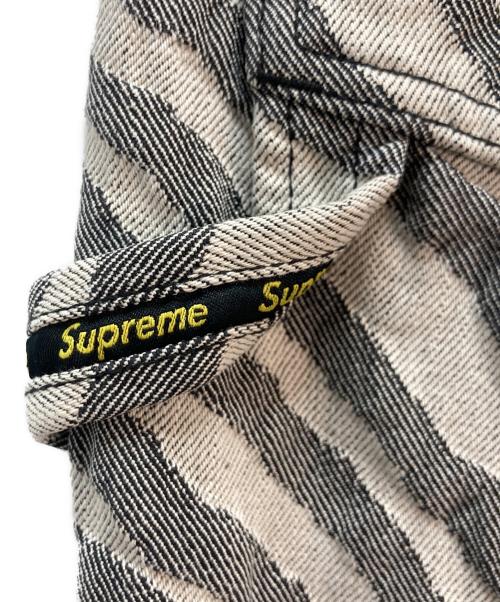 SUPREME（シュプリーム）SUPREME (シュプリーム) Double Knee Painter Pant グレー×ライトグレー サイズ:32の古着・服飾アイテム