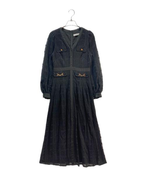 HER LIP TO（ハーリップトゥ）HER LIP TO (ハーリップトゥ) Notthingham Lace Long Dress ブラック サイズ:Sの古着・服飾アイテム