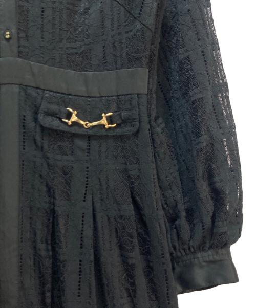 HER LIP TO（ハーリップトゥ）HER LIP TO (ハーリップトゥ) Notthingham Lace Long Dress ブラック サイズ:Sの古着・服飾アイテム