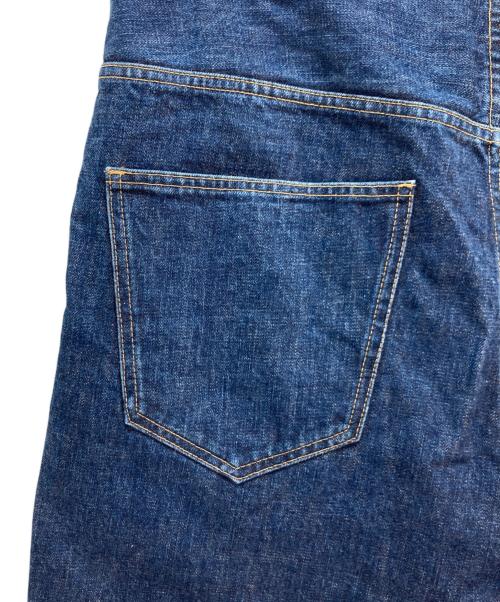COMME des GARCONS（コムデギャルソン）COMME des GARCONS (コムデギャルソン) タックワイド テーパードデニムパンツ インディゴ サイズ:Mの古着・服飾アイテム