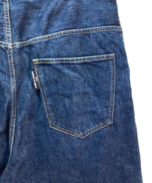 COMME des GARCONS（コムデギャルソン）COMME des GARCONS (コムデギャルソン) タックワイド テーパードデニムパンツ インディゴ サイズ:Mの古着・服飾アイテム