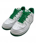 NIKEナイキ）の古着「AIR FORCE1 LOW」｜ホワイト×グリーン