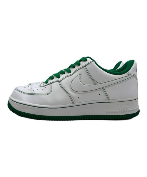 NIKE（ナイキ）NIKE (ナイキ) AIR FORCE1 LOW ホワイト×グリーン サイズ:US 9の古着・服飾アイテム