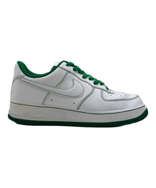 NIKE（ナイキ）NIKE (ナイキ) AIR FORCE1 LOW ホワイト×グリーン サイズ:US 9の古着・服飾アイテム