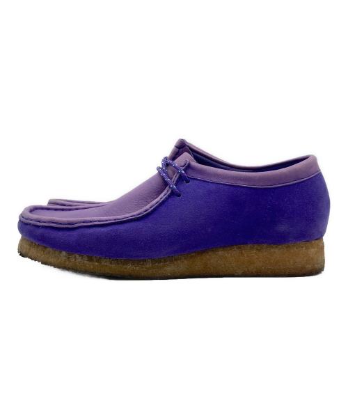 CLARKS（クラークス）CLARKS (クラークス) CLARKS Wallabee パープル サイズ:UK 8の古着・服飾アイテム