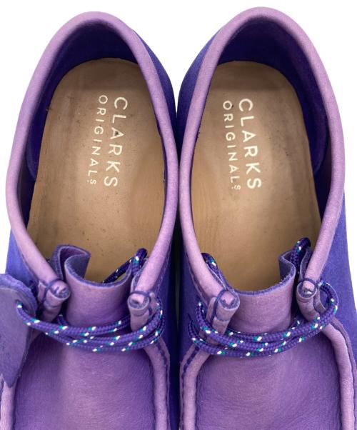 CLARKS（クラークス）CLARKS (クラークス) CLARKS Wallabee パープル サイズ:UK 8の古着・服飾アイテム